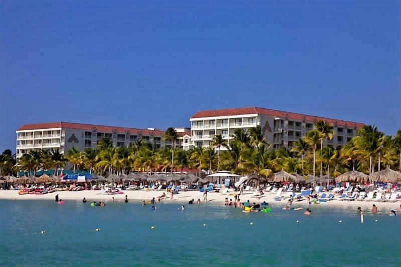 Ferienwohnung Marriott Aruba Surf And Ocean Beachfront Clubs Palm Beach Exterior foto